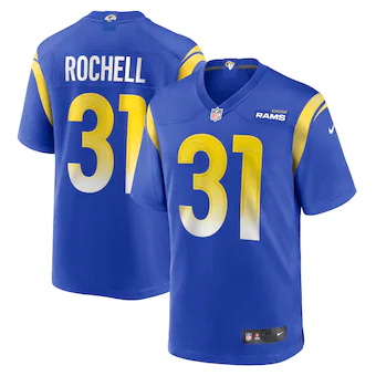 mens nike robert rochell royal los angeles rams game player